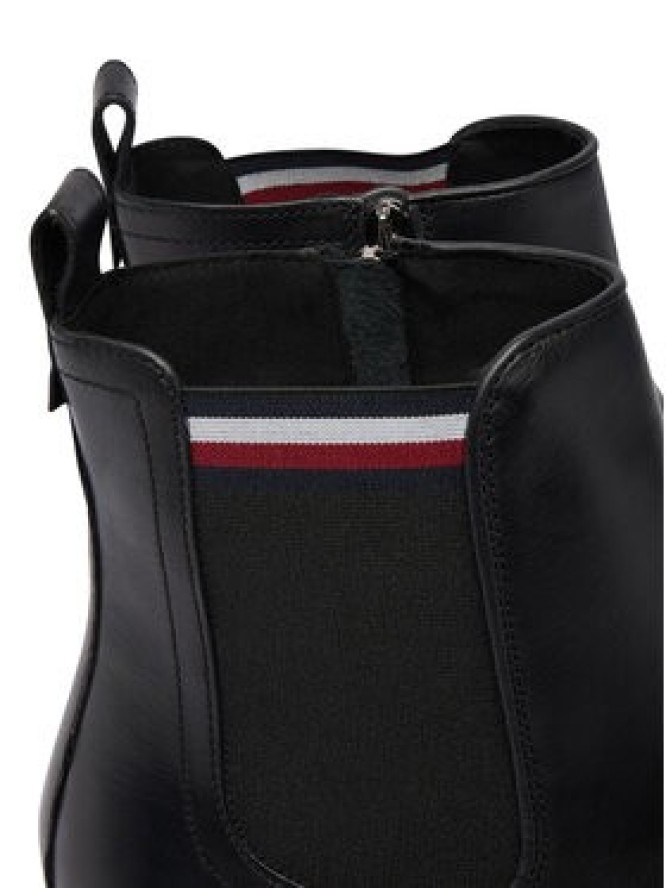 Tommy Hilfiger Botki Cleated Hilifger W FM0FM05728 Czarny