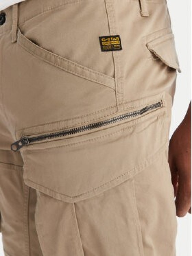 G-Star Raw Szorty materiałowe Rovic Zip D26214-5126 Zielony Relaxed Fit