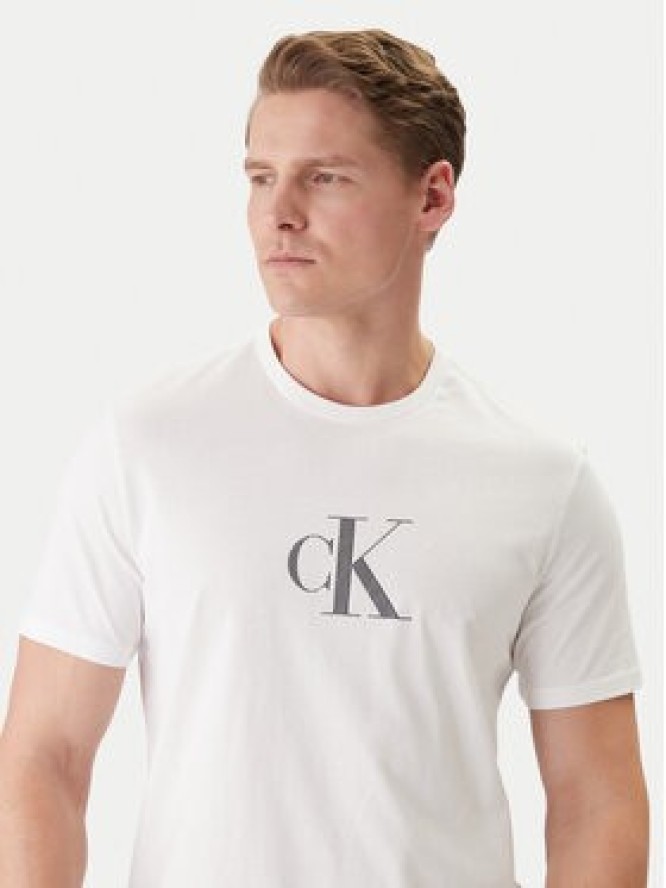 Calvin Klein T-Shirt LV04RF853G Biały Regular Fit
