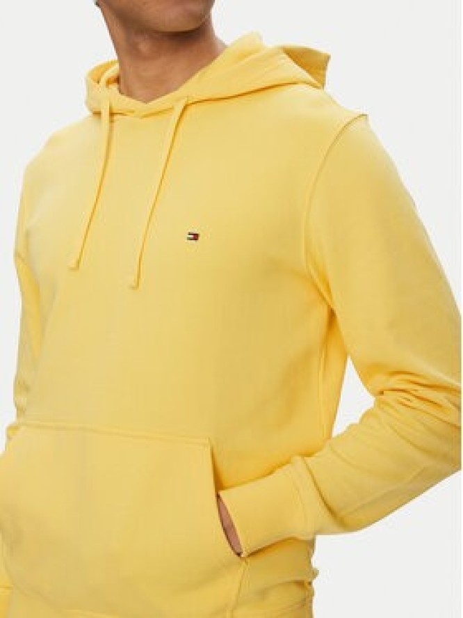 Tommy Hilfiger Bluza Essential MW0MW37235 Żółty Regular Fit