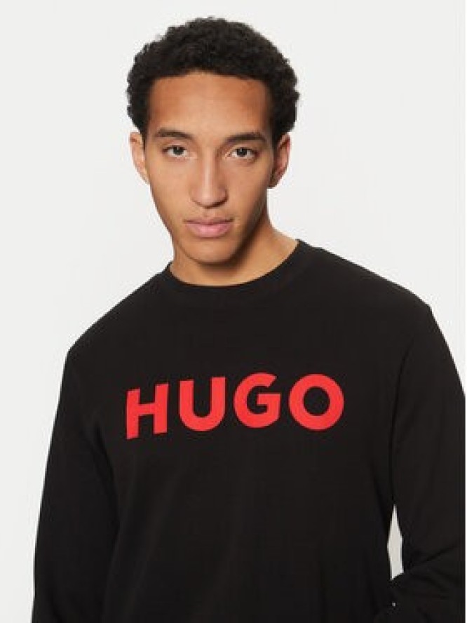 Hugo Bluza Dem 50477328 Czarny Regular Fit