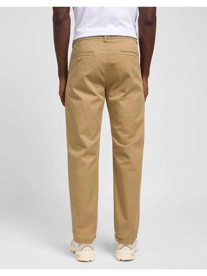 LEE MĘSKIE SPODNIE MATERIAŁOWE LEE REGULAR CHINO CLAY L71FTY60 112145529