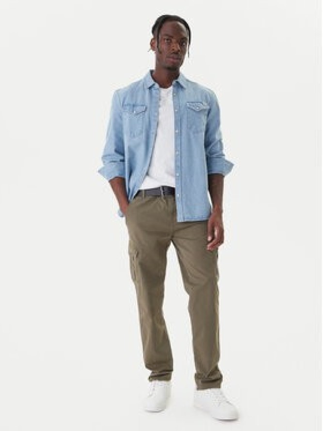 Mustang Spodnie materiałowe Daytona 1016826 Zielony Slim Fit