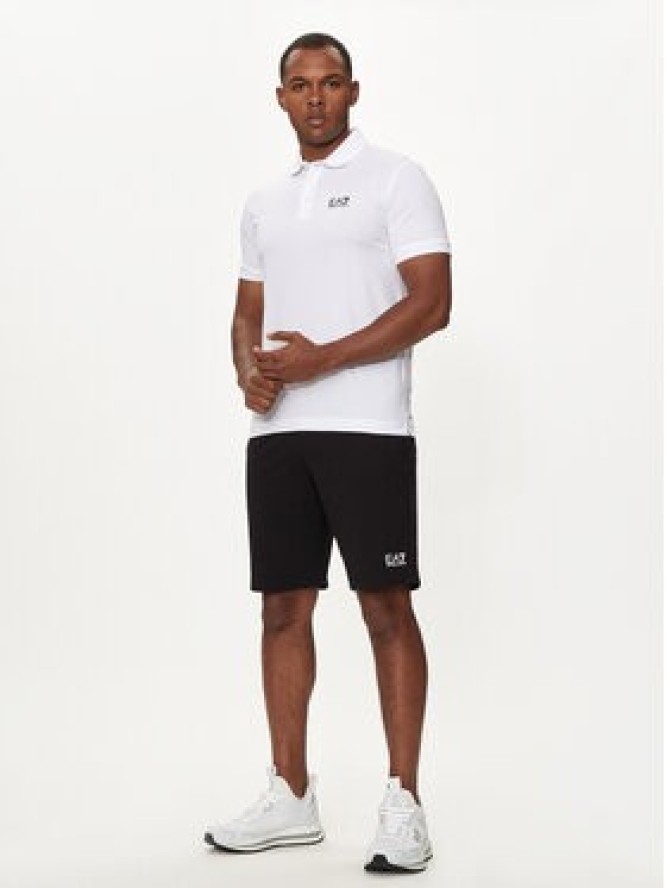 EA7 Emporio Armani Szorty sportowe 8NPS65 PJVRZ 1200 Czarny Regular Fit