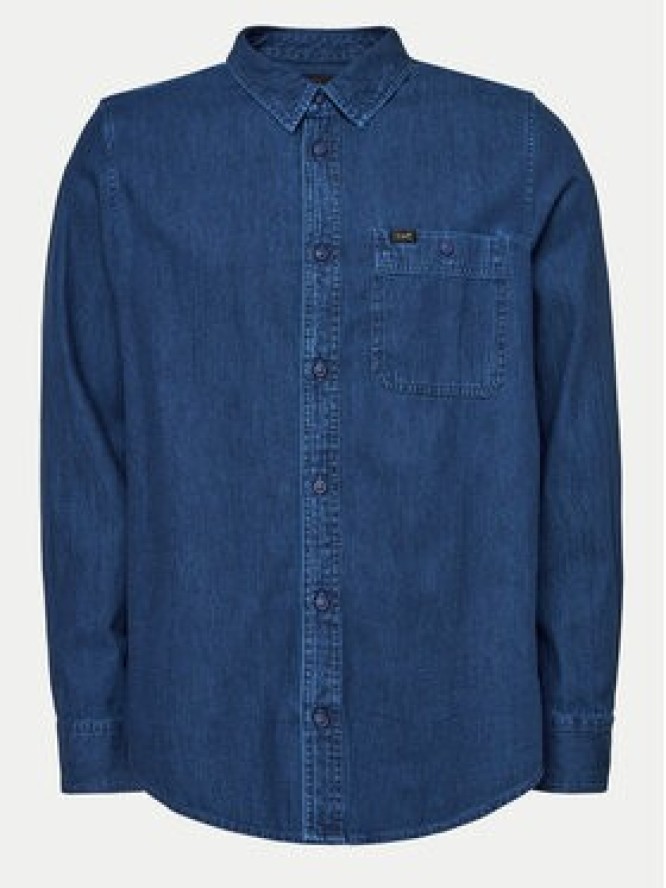 Lee Koszula jeansowa Leesure 112355712 Niebieski Regular Fit