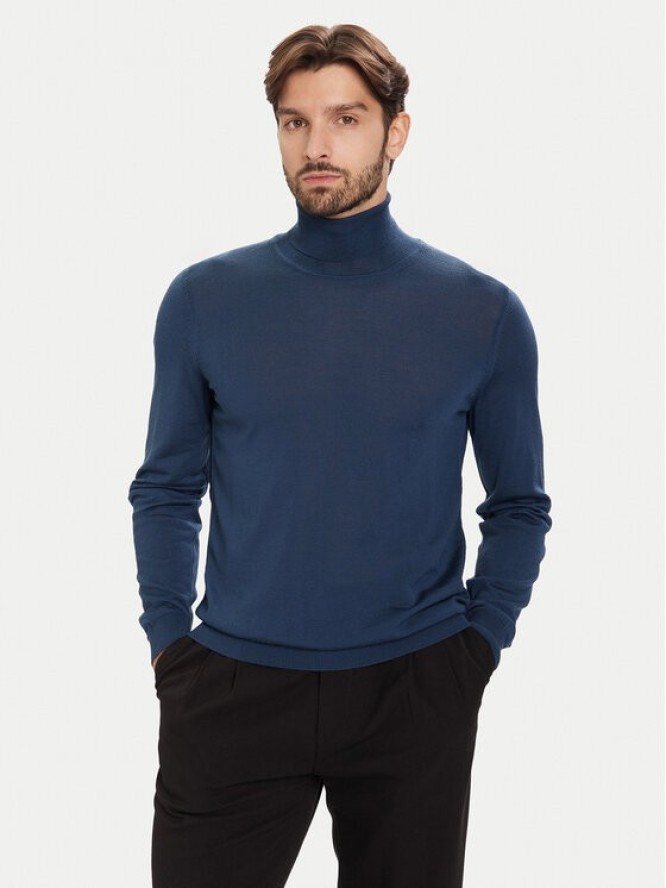 BOSS Golf Musso-P 50468262 Niebieski Slim Fit