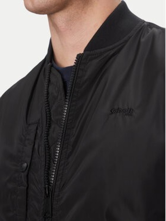 Schott NYC Kurtka bomber Airstar Czarny Regular Fit