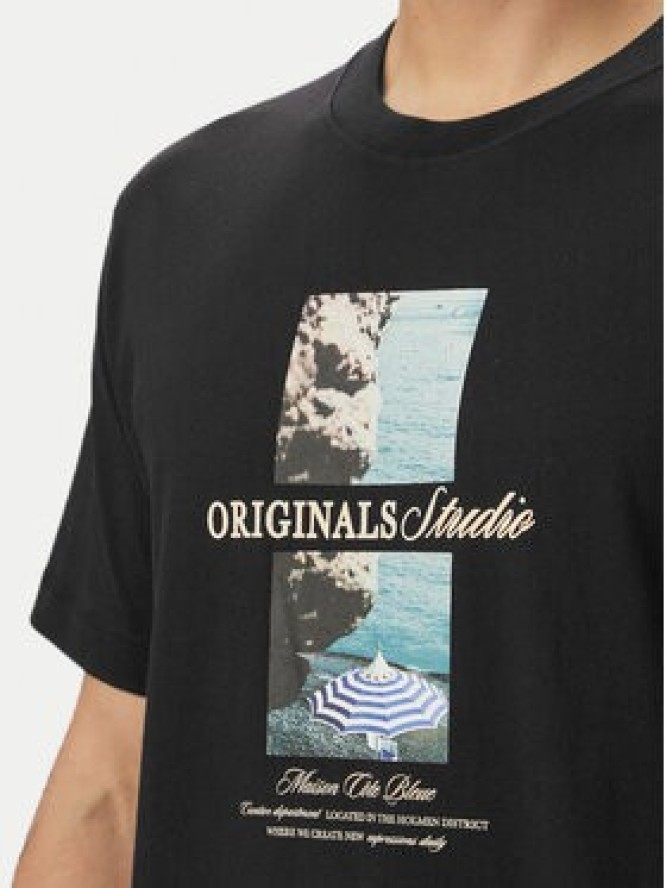 Jack & Jones T-Shirt Norrebro Photo 12291022 Czarny Regular Fit