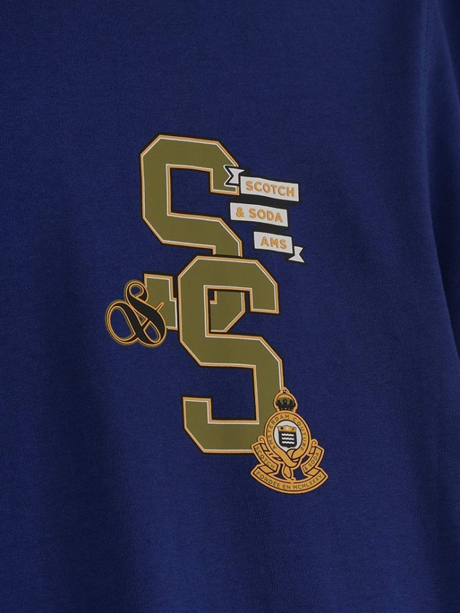 Scotch & Soda Koszulka w kolorze granatowym rozmiar: M