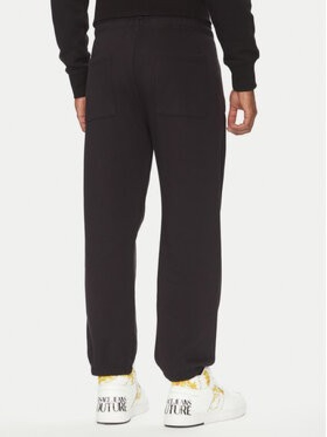 Versace Jeans Couture Spodnie dresowe 78GAAT08 Czarny Regular Fit