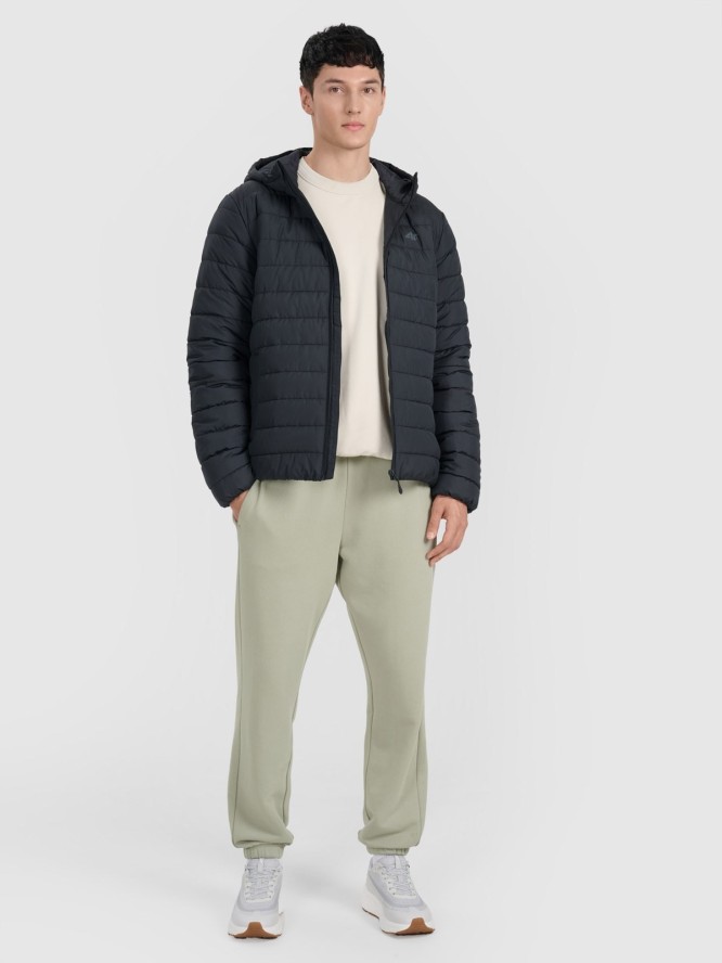 4F Kurtka puchowa z wypełnieniem syntetycznym męska - czarna XXL