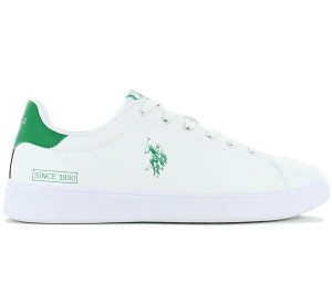 Męskie - U.S. Polo Assn. Byron - Byron001-Whi-Gre03 - Biały