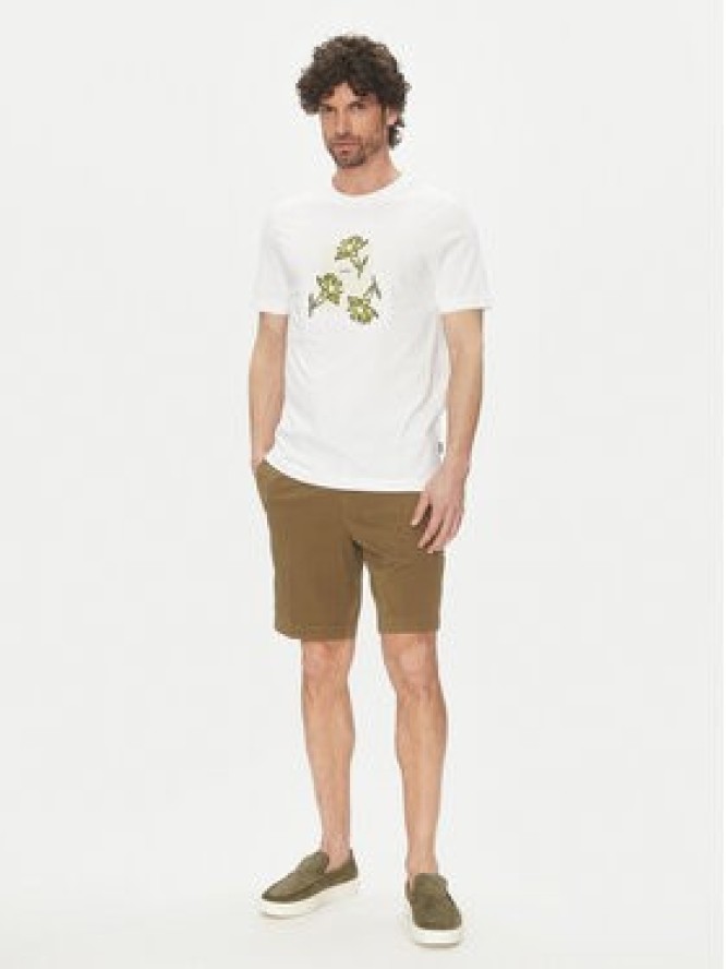 BOSS Szorty materiałowe H-Slice 50540743 Zielony Regular Fit