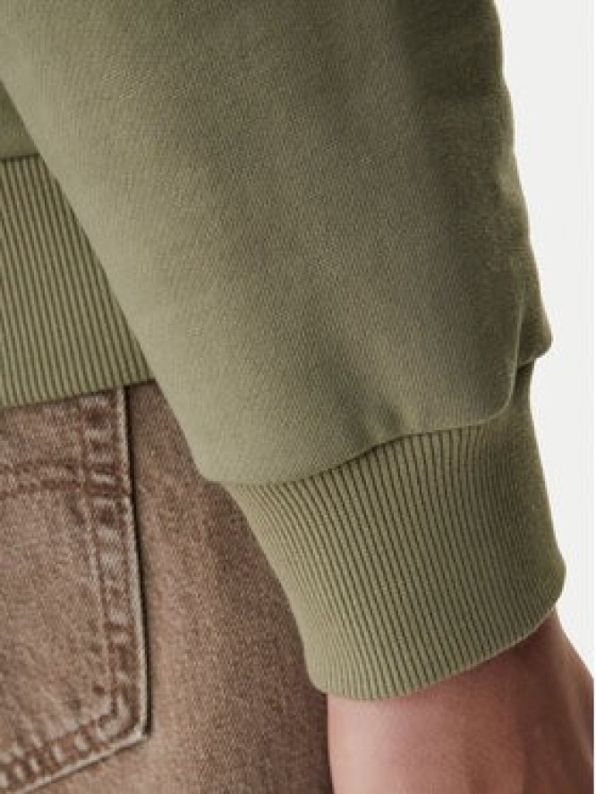 RVCA Bluza Va Essential Crew AVYFT00331 Zielony Regular Fit