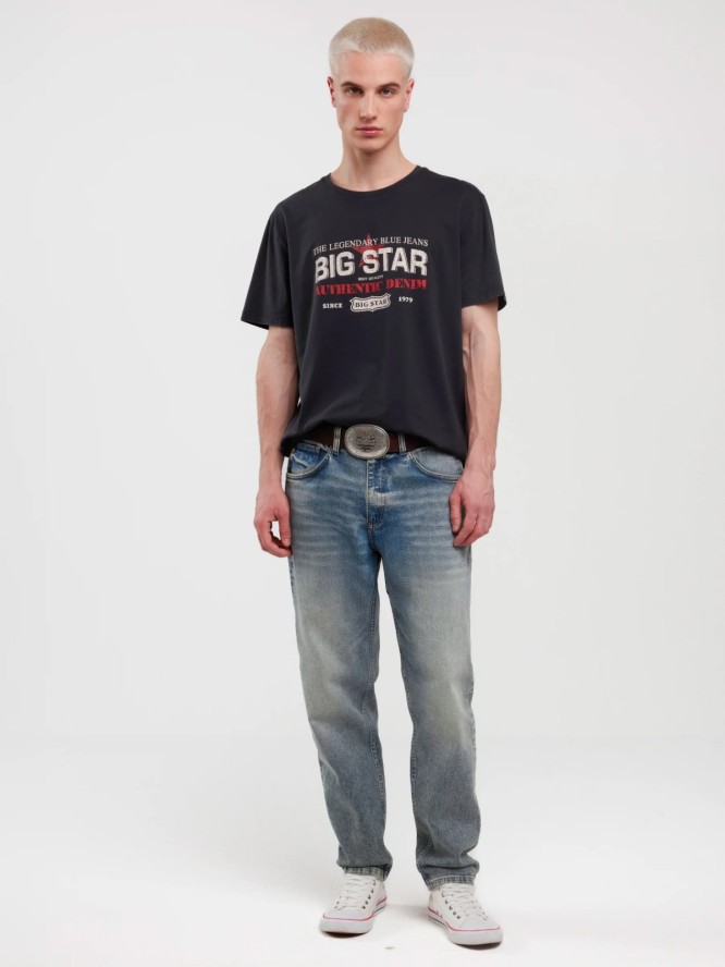 Jeansy męskie niebieskie Ates 413