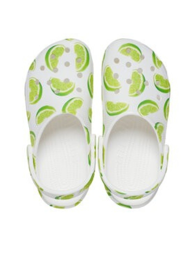 Crocs Klapki Classic Fresh Fruits Clog 211008 Biały