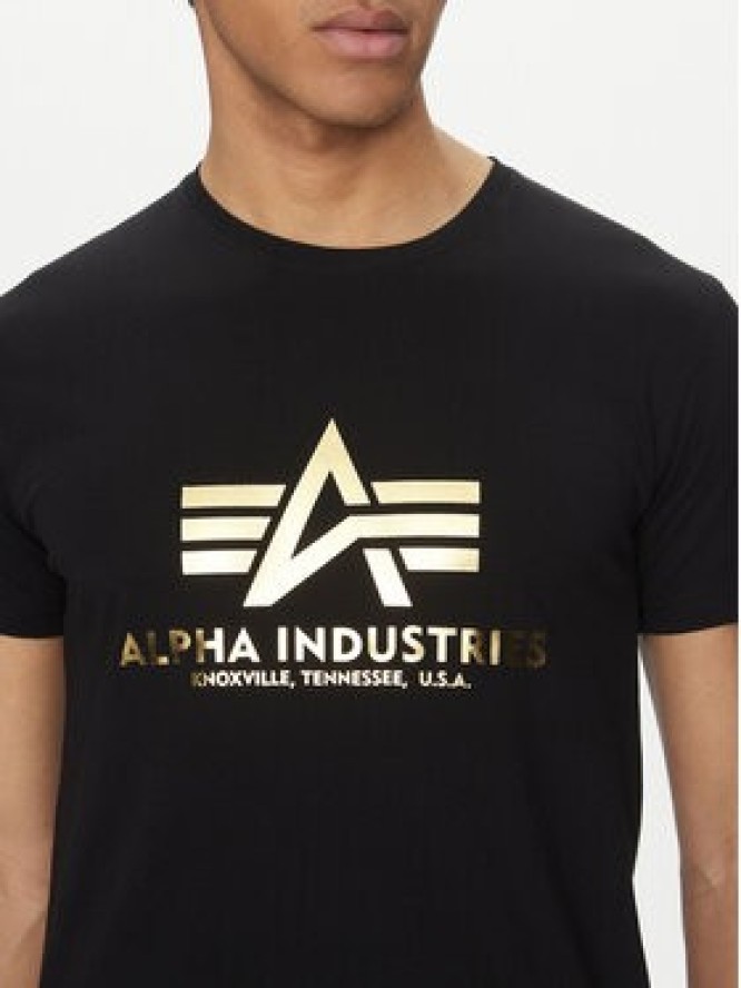 Alpha Industries T-Shirt Basic 100501 Czarny Regular Fit