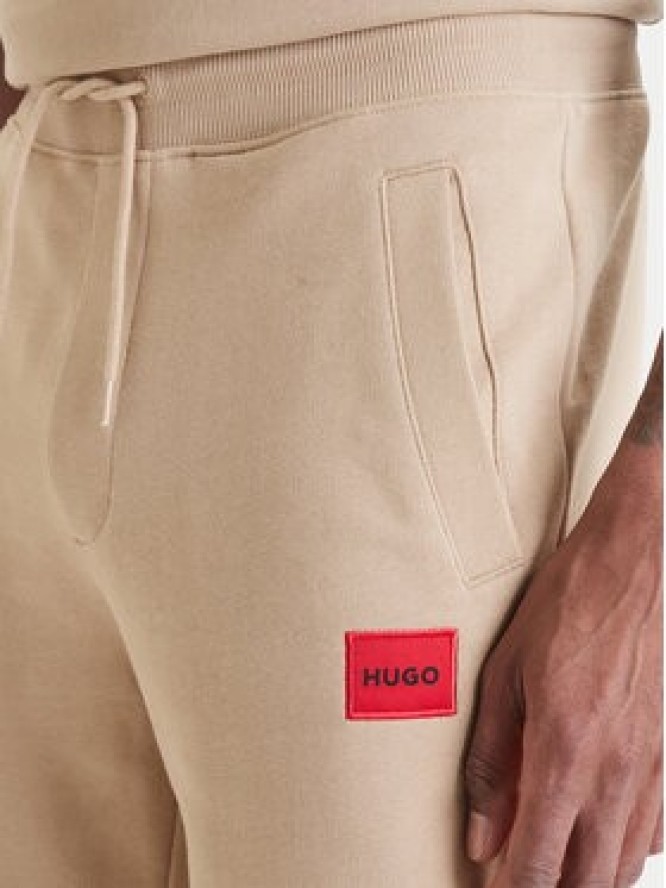 HUGO Spodnie dresowe Doak212 50447963 Beżowy Regular Fit