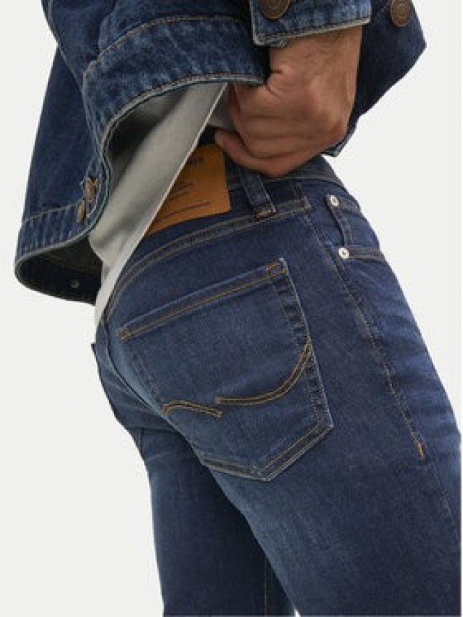 Jack & Jones Jeansy Liam 12110056 Granatowy Skinny Fit