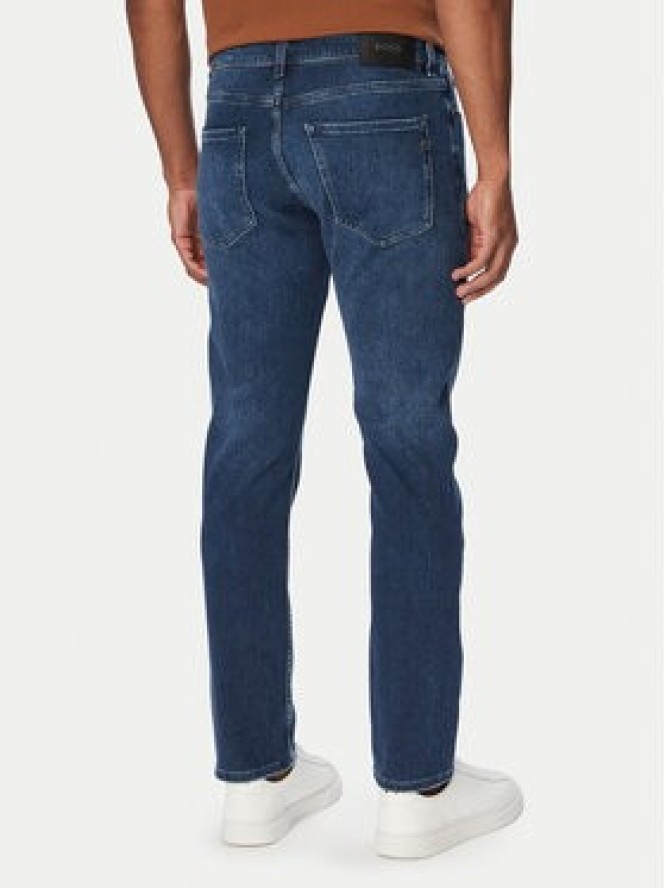 BOSS Jeansy Delaware 50557490 Granatowy Slim Fit
