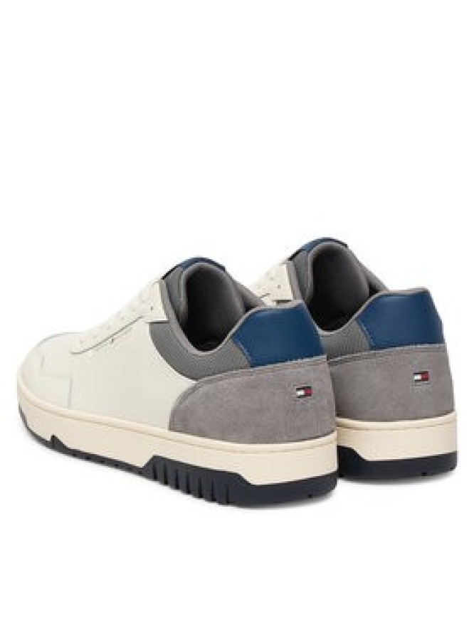 Tommy Hilfiger Sneakersy Th Basket Core Lite Lth/Suede FM0FM05714 Biały