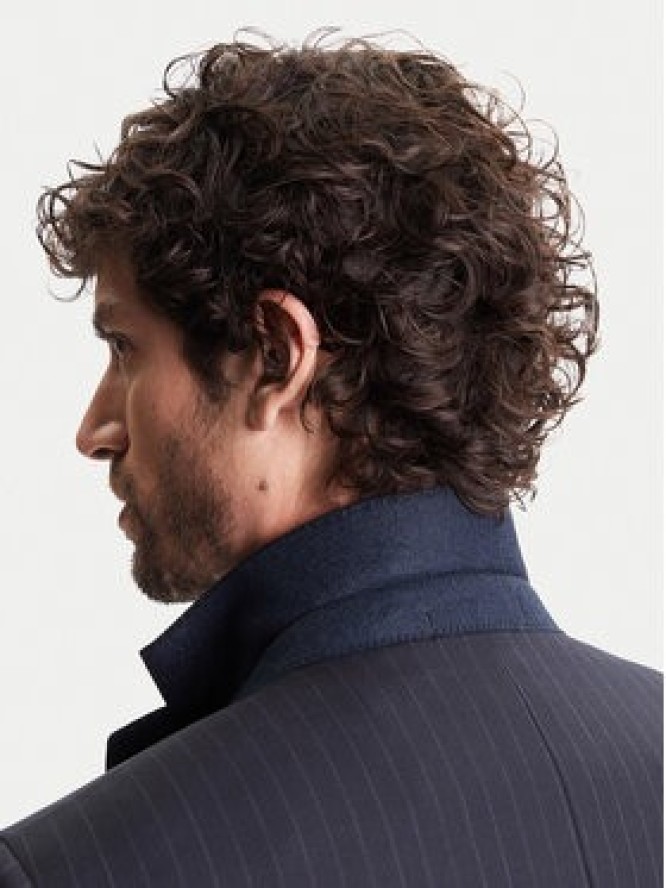 BOSS Garnitur H-Huge 50546121 Granatowy Slim Fit