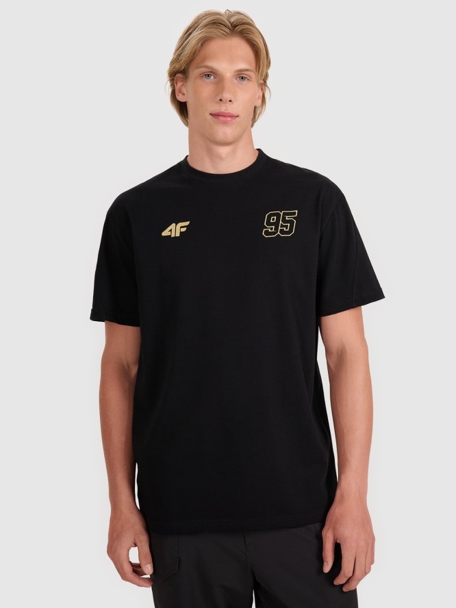 4F T-shirt regular męski 4F x Bartosz Zmarzlik - czarny 3XL