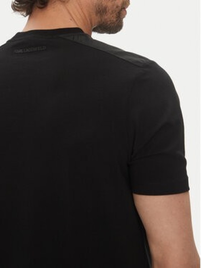 KARL LAGERFELD T-Shirt 755037 552221 Czarny Regular Fit