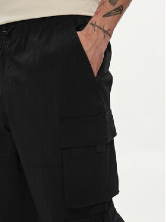 Jack & Jones Spodnie materiałowe Karl 12253626 Czarny Loose Fit