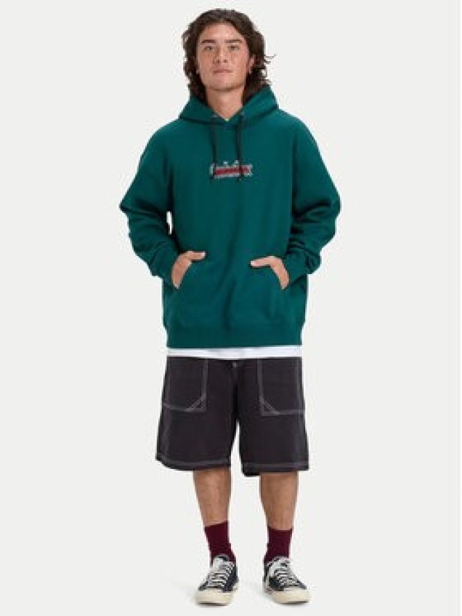 Quiksilver Bluza Double Up EQYFT05155 Czerwony Oversize