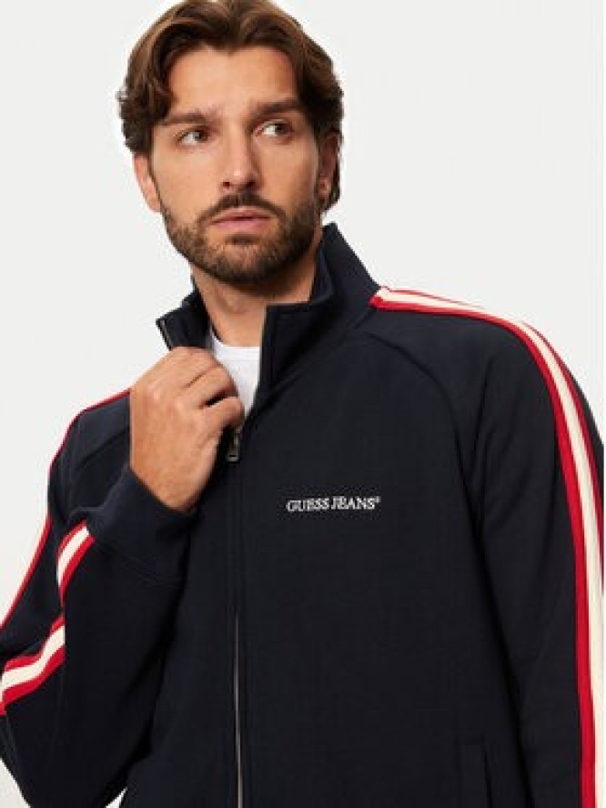 Guess Jeans Bluza M4BQ38 K9V31 Granatowy Regular Fit