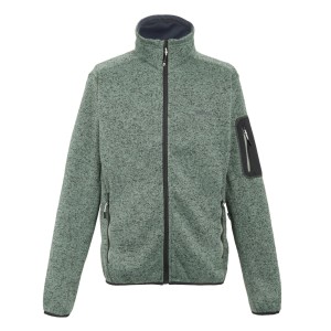 Bluza Polarowa Męska Melanżowy Pełen Suwak Newhill