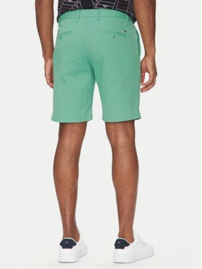 Tommy Hilfiger Szorty materiałowe Brooklyn MW0MW23563 Zielony Regular Fit