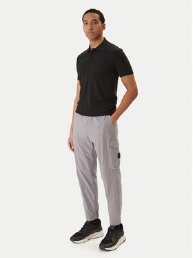 BOSS Spodnie materiałowe T_Urbanex-Cargolight 50508339 Szary Tapered Fit