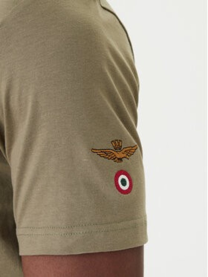 Aeronautica Militare T-Shirt 261TS2536UJ00641 Zielony Regular Fit