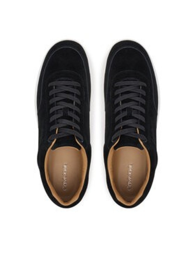 Calvin Klein Sneakersy Clean Cup Low Laceup Oxf Su HM0HM01880 Czarny