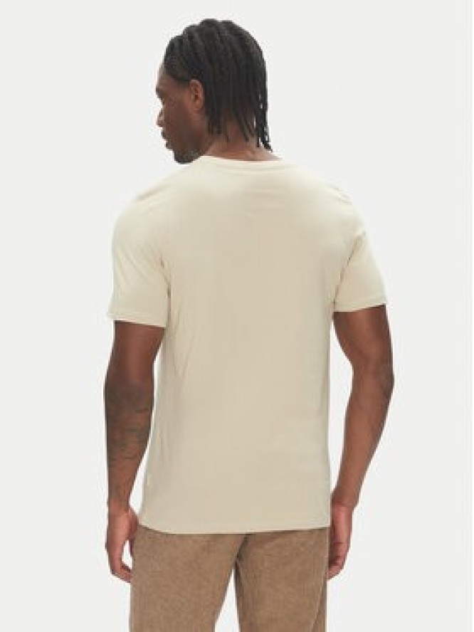 Lindbergh T-Shirt 30-400200 Beżowy Relaxed Fit