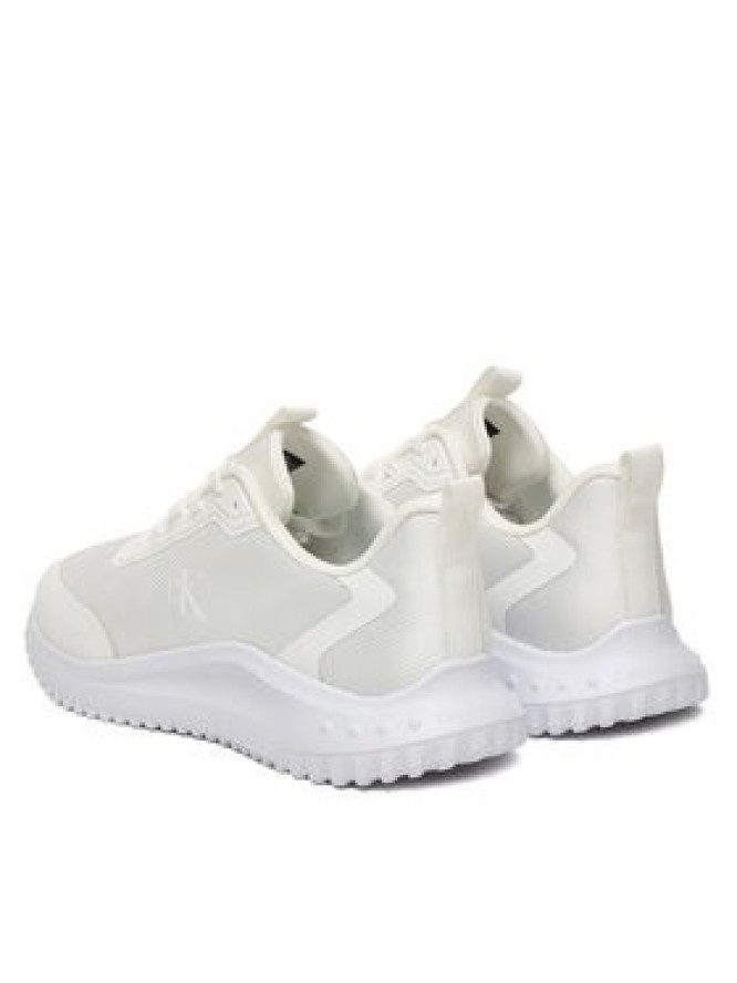 Calvin Klein Sneakersy Eva Runner Lace Up Mat Mix YM0YM01442 Biały