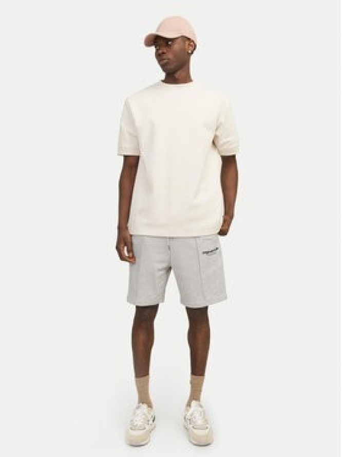 Jack & Jones Szorty sportowe Vesterbro 12252251 Beżowy Relaxed Fit