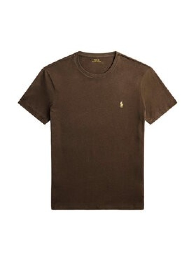 Polo Ralph Lauren T-Shirt 710671438533 Brązowy ciemny Custom Slim Fit