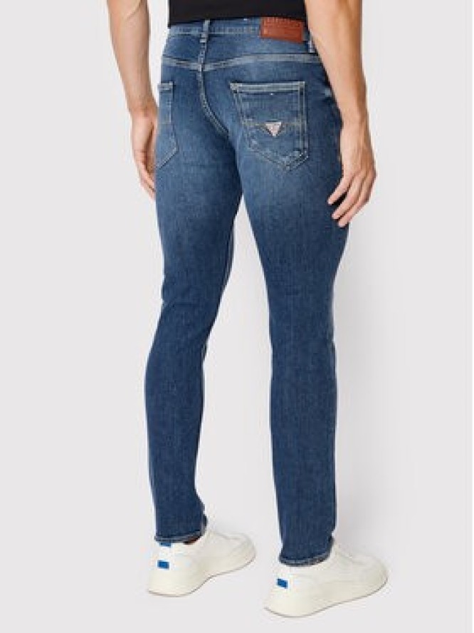 Guess Jeansy M2YAN1 D4Q42 Niebieski Skinny Fit