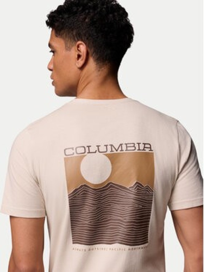 Columbia T-Shirt Rapid Ridge 1934824 Beżowy Regular Fit