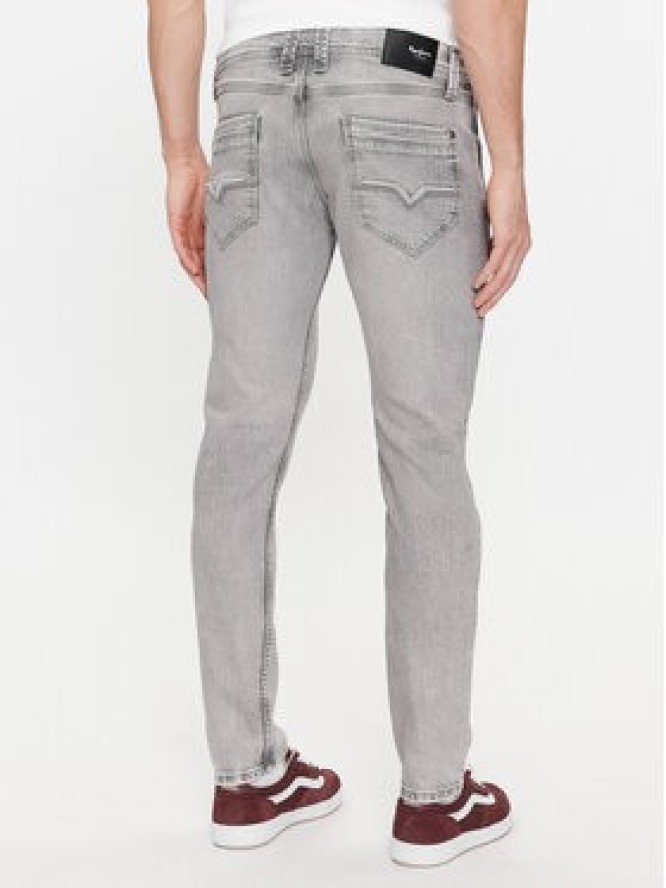 Pepe Jeans Jeansy PM207391 Szary Tapered Fit