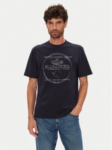 Napapijri T-Shirt S-Bald NP0A88SF Granatowy Regular Fit