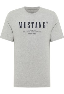 Męski T-Shirt Mustang Style Alex Mid Grey Mélange 1017330 4140
