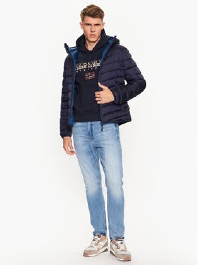 Napapijri Kurtka przejściowa Aerons NP0A4GJO Granatowy Regular Fit