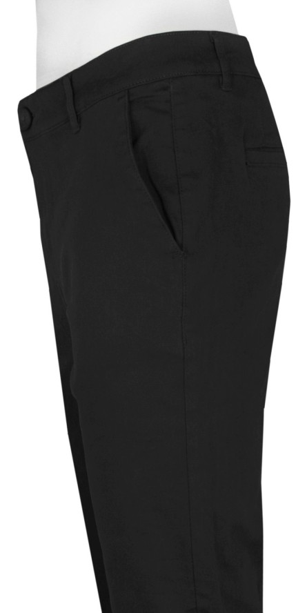 Męskie Spodnie Bawełniane (Chinos) - Pako Jeans - Czarne