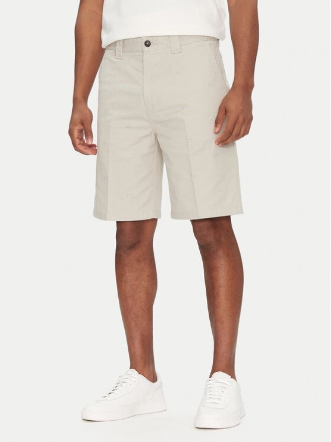 BOSS Szorty materiałowe Chino-Straight-S 50539161 Beżowy Regular Fit