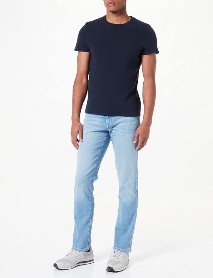 WRANGLER TEXAS SLIM MĘSKIE SPODNIE JEANSOWE JEANS STARLITE W12SYJZ86 112331141