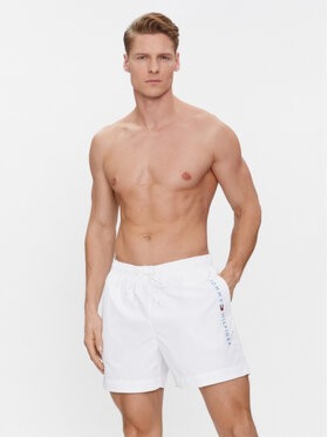 Tommy Hilfiger Szorty kąpielowe UM0UM03258 Biały Regular Fit